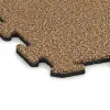 Detailaufnahme der Randausprägung von WARCO-Produkt 5958, Vnitřní podlahová dlaždice puzzle, Format 1000 x 1000 x 18 mm, Farbe Maroko.