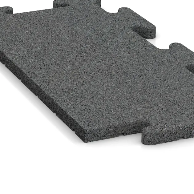 Detailaufnahme der Randausprägung von WARCO-Produkt 4817, Okrajová dlaždice HD, Format 500 x 235 x 18 mm, Farbe Šedá břidlice.