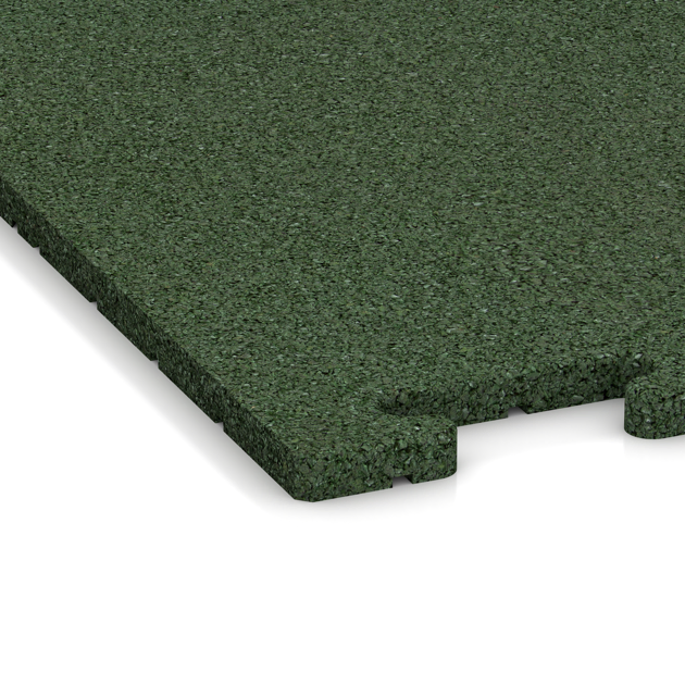 Detailaufnahme der Randausprägung von WARCO-Produkt 4838, Okrajová dlaždice HD, Format 1000 x 485 x 18 mm, Farbe Trávově zelená.