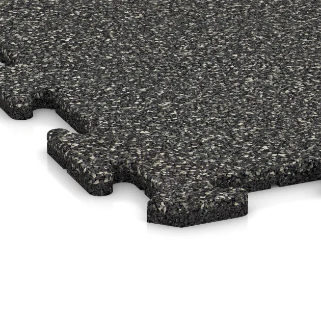 Detailaufnahme der Randausprägung von WARCO-Produkt 4769, Rohová dlaždice, Format 485 x 485 x 18 mm, Farbe Tmavě šedý granit.