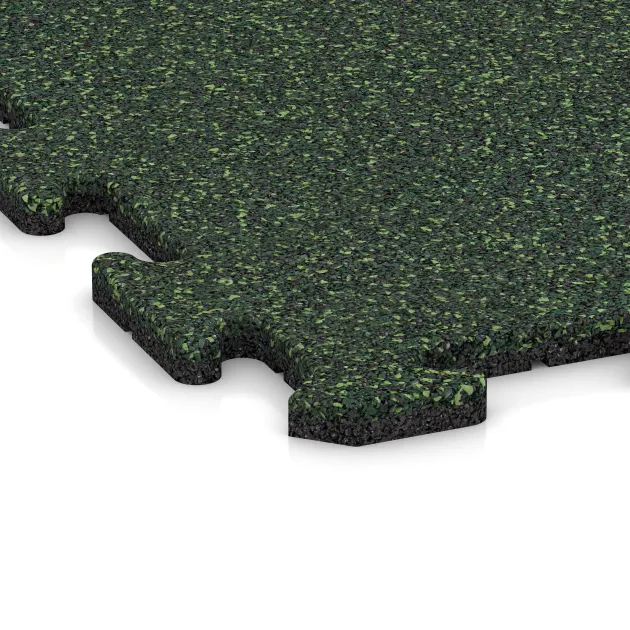Detailaufnahme der Randausprägung von WARCO-Produkt 4796, Rohová dlaždice HD, Format 485 x 485 x 18 mm, Farbe Anglický trávník.