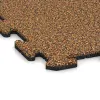 Detailaufnahme der Randausprägung von WARCO-Produkt 4759, Rohová dlaždice, Format 485 x 485 x 18 mm, Farbe Terra Cotta.