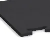 Detailaufnahme der Randausprägung von WARCO-Produkt 4805, Rohová dlaždice HD Fine, Format 485 x 485 x 18 mm, Farbe Antracit.