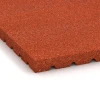 Detailaufnahme der Randausprägung von WARCO-Produkt 3641, Stájová rohož HD, Format 100 x 100 x 4 cm, Farbe Cihlově červená.