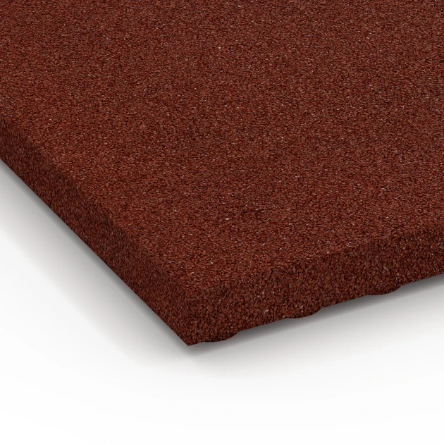 Detailaufnahme der Randausprägung von WARCO-Produkt 6649, Stable Comfort Tile, Format 100 x 50 x 5 cm, Farbe Cihlově červená.