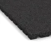 Detailaufnahme der Randausprägung von WARCO-Produkt 0750, Step protection mat horsebox, Format 1000 x 1000 x 30 mm, Farbe Antracit.