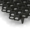 Detailaufnahme der Randausprägung von WARCO-Produkt 5207, Plastová stabilizační mřížka, Format 47,6 × 47,6 × 4 cm | 0,226 m², Farbe Matná černá.