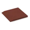 Detailaufnahme der Randausprägung von WARCO-Produkt 0426, Edge tile (one chamfered side), Format 500 x 500 x 40 mm, Farbe Cihlově červená.