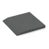 Detailaufnahme der Randausprägung von WARCO-Produkt 0435, Edge tile (one chamfered side), Format 500 x 500 x 45 mm, Farbe Šedá břidlice.