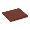 Detailaufnahme der Randausprägung von WARCO-Produkt 0480, Corner tile (two chamfered sides), Format 500 x 500 x 50 mm, Farbe Cihlově červená.
