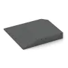 Detailaufnahme der Randausprägung von WARCO-Produkt 0496, Corner tile (two chamfered sides), Format 500 x 500 x 80 mm, Farbe Šedá břidlice.