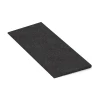 Detailaufnahme der Randausprägung von WARCO-Produkt 2308, Prahová rampa 75 cm, Format 75 x 30 cm | 8 < 25 mm, Farbe Antracit.