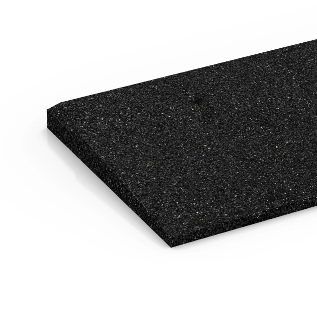 Detailaufnahme der Randausprägung von WARCO-Produkt 6595, Nájezdová rampa na práh, Format 100 × 25 cm | 1 < 3 cm, Farbe Antracit.