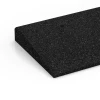 Detailaufnahme der Randausprägung von WARCO-Produkt 6598, Nájezdová rampa na práh, Format 100 × 25 cm | 1 < 5 cm, Farbe Antracit.