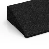Detailaufnahme der Randausprägung von WARCO-Produkt 6603, Nájezdová rampa na práh, Format 100 × 25 cm | 1 < 10 cm, Farbe Antracit.