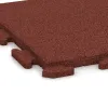 Detailaufnahme der Randausprägung von WARCO-Produkt 1247, Terasa dlaždice Classic, Format 500 x 500 x 30 mm, Farbe Cihlově červená.