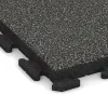 Detailaufnahme der Randausprägung von WARCO-Produkt 1427, Terasa dlaždice Classic, Format 500 x 500 x 50 mm, Farbe Tmavě šedý granit.