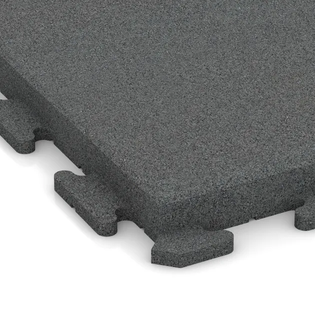 Detailaufnahme der Randausprägung von WARCO-Produkt 1476, Terasa dlaždice Classic, Format 500 x 500 x 50 mm, Farbe Šedá břidlice.