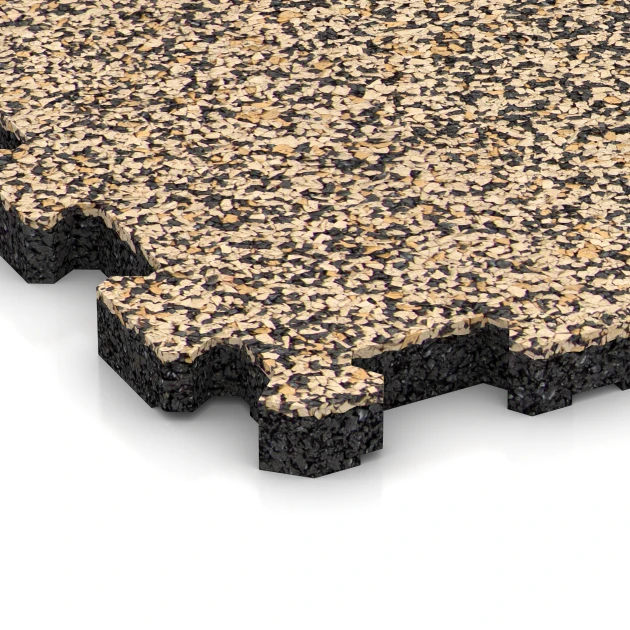 Detailaufnahme der Randausprägung von WARCO-Produkt 3856, Dlaždice k bazénu bez spár, Format 30,6 x 30,6 x 2 cm | 0,094 m², Farbe Travertin.