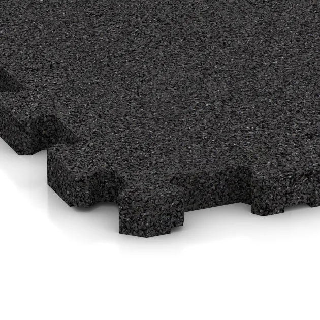 Detailaufnahme der Randausprägung von WARCO-Produkt 5441, Schodová dlaždice, Format 306 x 306 x 20 mm, Farbe Antracit.