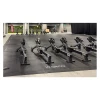 Detailaufnahme der Randausprägung von WARCO-Produkt 6191, Podlaha k pronájmu Fitness Performance Elite, Format 15 × 20 m | 300 m², Farbe Antracit.
