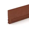 Detailaufnahme der Randausprägung von WARCO-Produkt 3785, Rubber kerbstone (Deep kerbstone), Format 1000 x 250 x 50 mm, Farbe Cihlově červená.