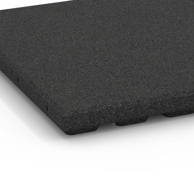 Detailaufnahme der Randausprägung von WARCO-Produkt 6131, Tlumicí deska – 125 cm, Format 50 x 50 x 4 cm, Farbe Antracit.