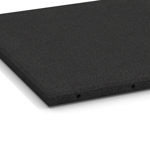 Detailaufnahme der Randausprägung von WARCO-Produkt 6127, Tlumicí deska – 95 cm, Format 50 x 50 x 3 cm, Farbe Antracit.