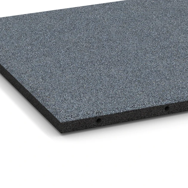 Detailaufnahme der Randausprägung von WARCO-Produkt 6185, Podlahová deska pro psy, Format 500 x 500 x 30 mm, Farbe Grafitová šedá.