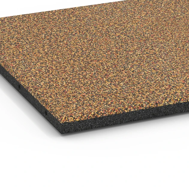 Detailaufnahme der Randausprägung von WARCO-Produkt 6357, Terasová dlaždice Classic, Format 50 x 50 x 3 cm, Farbe Terakota.