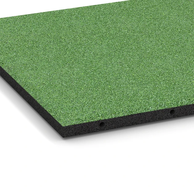 Detailaufnahme der Randausprägung von WARCO-Produkt 6129, Tlumicí deska – 95 cm, Format 50 x 50 x 3 cm | 0,25 m², Farbe Lipová zelená.