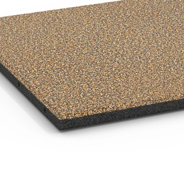 Detailaufnahme der Randausprägung von WARCO-Produkt 6362, Terasová dlaždice Classic, Format 50 x 50 x 3 cm | 0,25 m², Farbe Ratan.