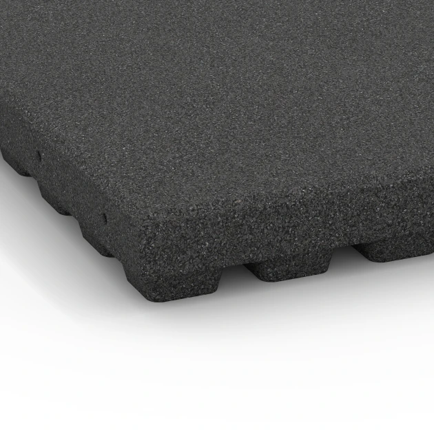 Detailaufnahme der Randausprägung von WARCO-Produkt 6139, Dopadová dlažba – 205 cm, Format 50 x 50 x 7 cm, Farbe Antracit.