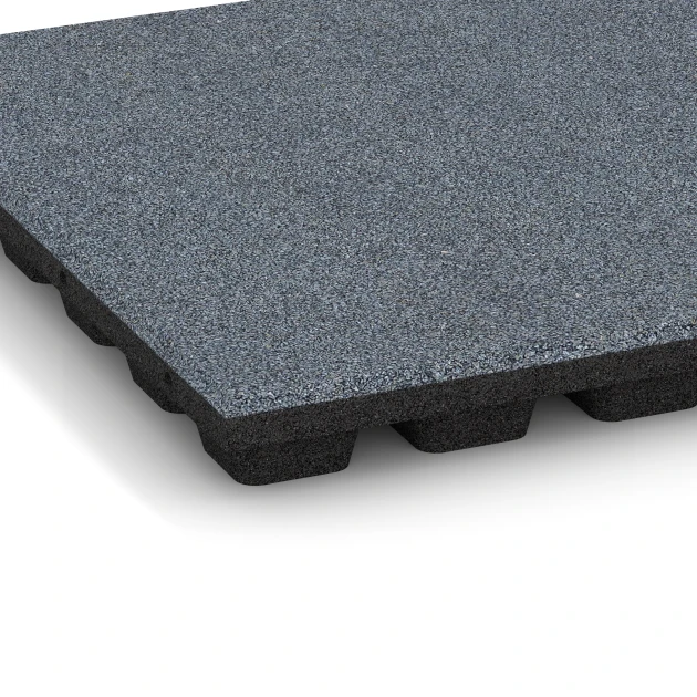 Detailaufnahme der Randausprägung von WARCO-Produkt 6294, Dopadové desky, Format 50 x 50 x 4,8 cm, Farbe Grafitová šedá.