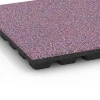 Detailaufnahme der Randausprägung von WARCO-Produkt 6436, Dopadová dlažba – 160 cm, Format 50 x 50 x 4,8 cm, Farbe Levandule.