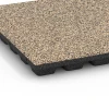 Detailaufnahme der Randausprägung von WARCO-Produkt 6437, Dopadová dlažba – 160 cm, Format 50 x 50 x 4,8 cm, Farbe Travertin.