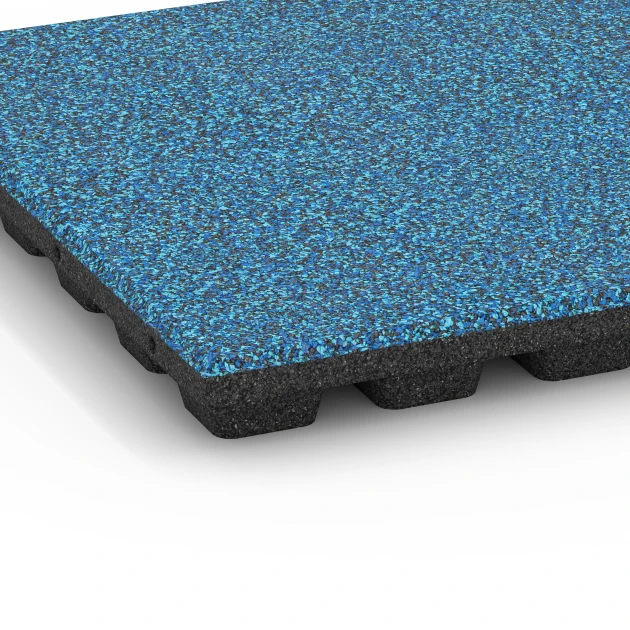 Detailaufnahme der Randausprägung von WARCO-Produkt 6438, Dopadová dlažba – 160 cm, Format 50 x 50 x 4,8 cm, Farbe Atlantik.