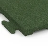 Detailaufnahme der Randausprägung von WARCO-Produkt 7054, Gumová dlažba Linea, Format 50 x 50 x 3 cm | 0,25 m², Farbe Travní zelená.