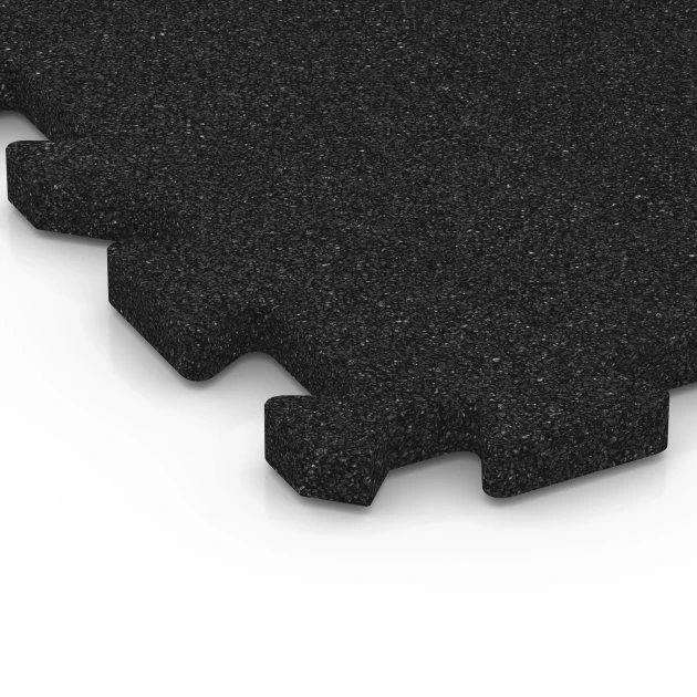 Detailaufnahme der Randausprägung von WARCO-Produkt 6393, Dopadová dlaždice – 100 cm, Format 50 x 50 x 3 cm | 0,25 m², Farbe Antracit.