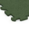 Detailaufnahme der Randausprägung von WARCO-Produkt 6314, Puzzle dlaždice na dětské hřiště, Format 50 x 50 x 2 cm | 0,25 m², Farbe Travní zelená.