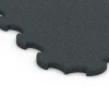 Detailaufnahme der Randausprägung von WARCO-Produkt 6323, Podložka pod fitness stroje, Format 102,5 x 102,5 x 2,5 cm | 1,05 m², Farbe Antracit.
