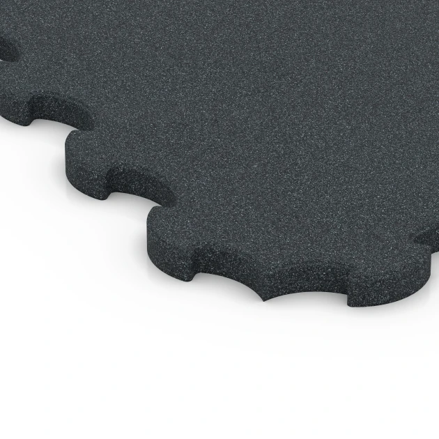 Detailaufnahme der Randausprägung von WARCO-Produkt 7084, Gumová podložka pro psy, Format 102,5 x 102,5 x 3 cm | 1,05 m², Farbe Antracit.