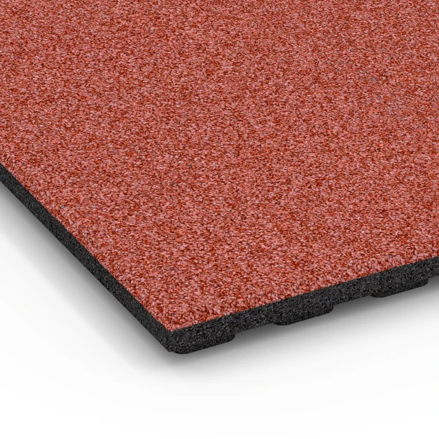 Detailaufnahme der Randausprägung von WARCO-Produkt 6386, Stájová rohož Komfort, Format 100 x 50 x 4 cm | 0,50 m², Farbe Cihlově červená.