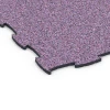 Detailaufnahme der Randausprägung von WARCO-Produkt 6864, Fitness Max Floor System, Format 44,6 x 44,6 x 1,8 cm, Farbe Levandule.