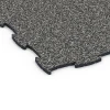 Detailaufnahme der Randausprägung von WARCO-Produkt 6805, Podlaha pro psí sport, Format 97,1 x 97,1 × 1,8 cm, Farbe Tmavě šedá žula.