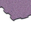 Detailaufnahme der Randausprägung von WARCO-Produkt 6810, Podlaha pro psí sport, Format 97,1 x 97,1 × 1,8 cm, Farbe Levandule.