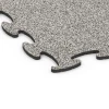 Detailaufnahme der Randausprägung von WARCO-Produkt 6923, Veletržní klik dlaždice, Format 98 x 98 × 1,8 cm, Farbe Šedá žula.