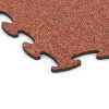 Detailaufnahme der Randausprägung von WARCO-Produkt 6872, Fitness Max Floor System, Format 98 x 98 × 1,8 cm, Farbe Etna.