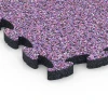 Detailaufnahme der Randausprägung von WARCO-Produkt 6936, Dopadová puzzle podložka, Format 44,6 x 44,6 × 2,8 cm, Farbe Levandule.