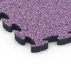 Detailaufnahme der Randausprägung von WARCO-Produkt 6945, Terasová gumová dlažba, Format 44,6 x 44,6 × 2,8 cm, Farbe Levandule.